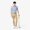 Normal Kesim Ultra Dry Çizgili Golf Polo Tişörtü