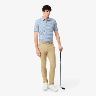 Normal Kesim Ultra Dry Çizgili Golf Polo Tişörtü