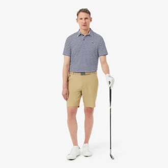 Normal Kesim Ultra Dry Çizgili Golf Polo Tişörtü