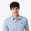 Normal Kesim Ultra Dry Çizgili Golf Polo Tişörtü