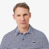 Normal Kesim Ultra Dry Çizgili Golf Polo Tişörtü