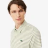Normal Kesim Ultra Dry Çizgili Golf Polo Tişörtü