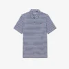 Normal Kesim Ultra Dry Çizgili Golf Polo Tişörtü