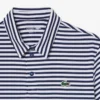 Normal Kesim Ultra Dry Çizgili Golf Polo Tişörtü