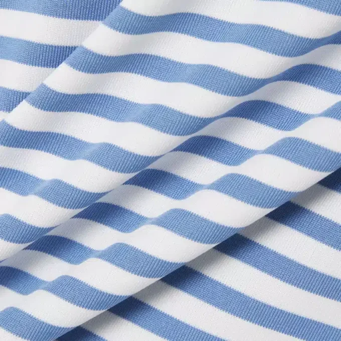 Normal Kesim Ultra Dry Çizgili Golf Polo Tişörtü