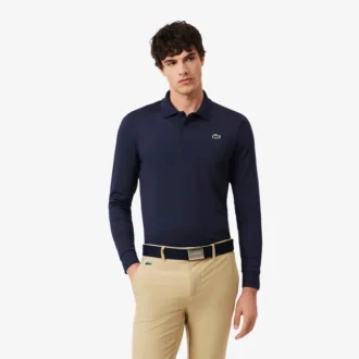 Normal Kesim Ultra Dry Uzun Kollu Golf Polo Tişörtü