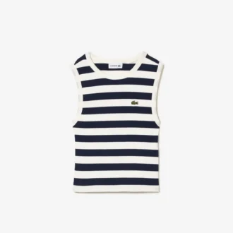 Çocuk Çizgili Ribana Pamuklu Tank Top