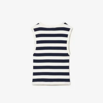 Çocuk Çizgili Ribana Pamuklu Tank Top