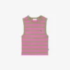 Çocuk Çizgili Ribana Tank Top