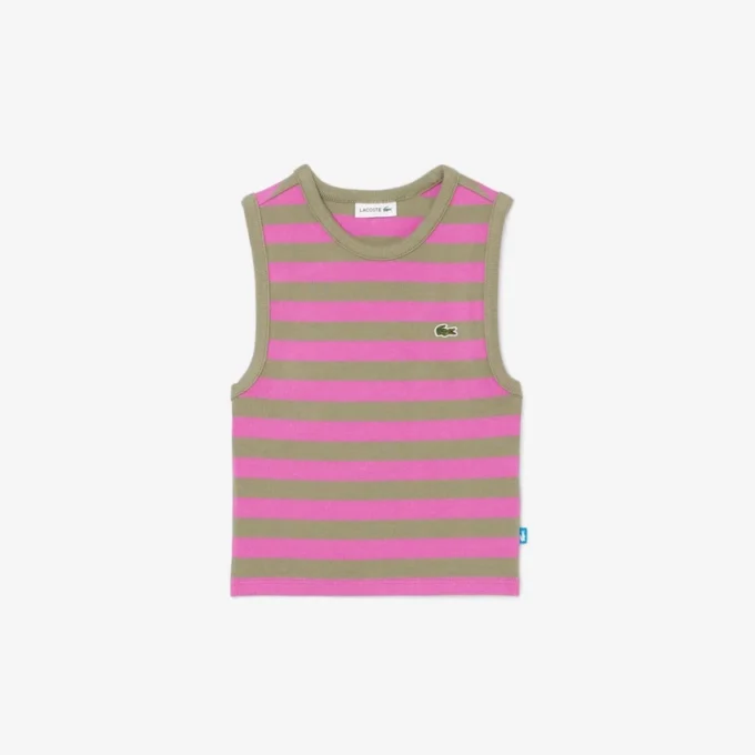 Çocuk Çizgili Ribana Tank Top