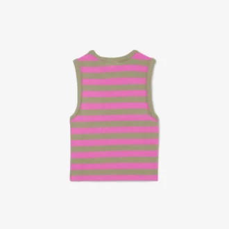 Çocuk Çizgili Ribana Tank Top