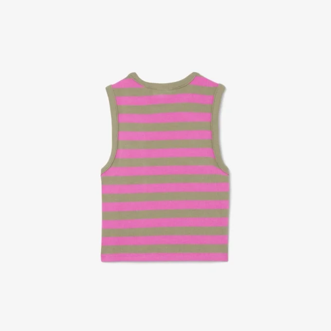 Çocuk Çizgili Ribana Tank Top