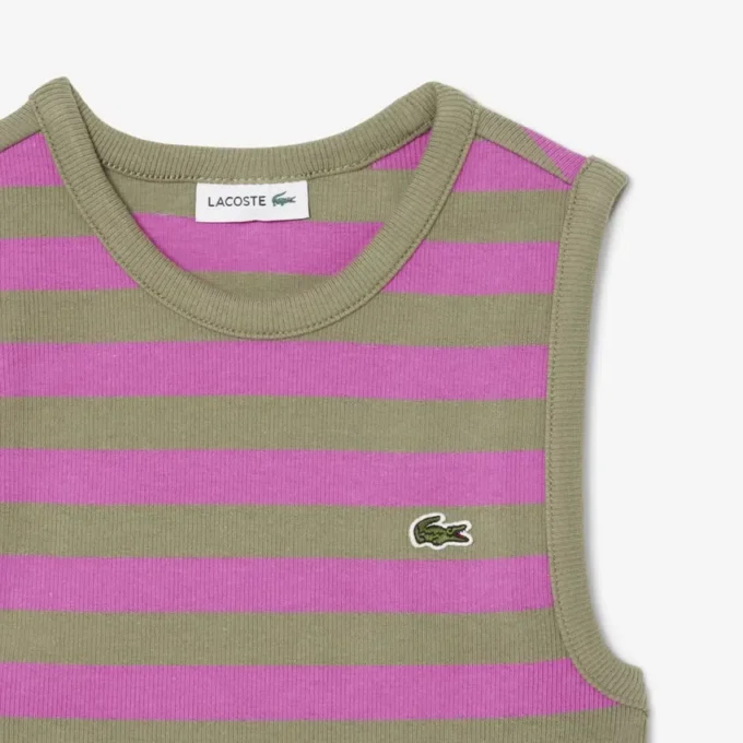 Çocuk Çizgili Ribana Tank Top