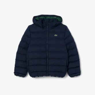 Çocuk Kapüşonlu Diamond Puffer Ceket