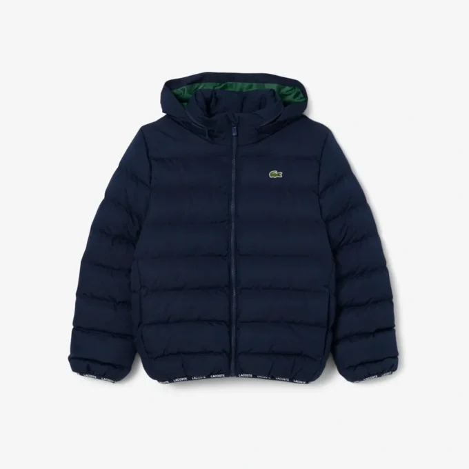 Çocuk Kapüşonlu Diamond Puffer Ceket