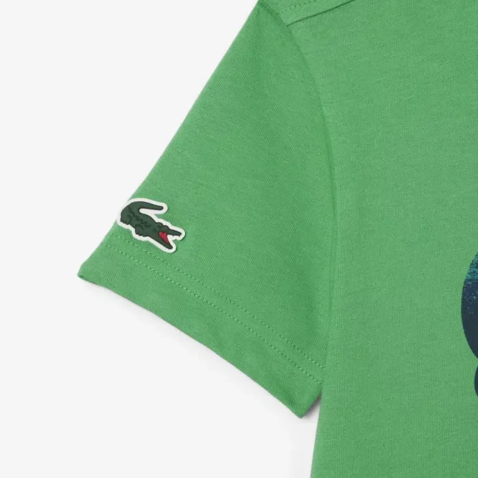 Çocuk Lacoste X Daniil Medvedev Ultra Dry Tişört