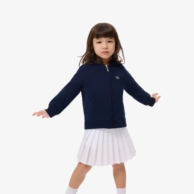 Çocuk Polar Fermuarlı Kapüşonlu Sweatshirt