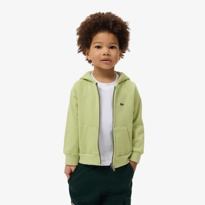Çocuk Polar Fermuarlı Kapüşonlu Sweatshirt