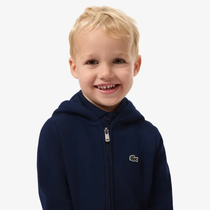 Çocuk Polar Fermuarlı Kapüşonlu Sweatshirt