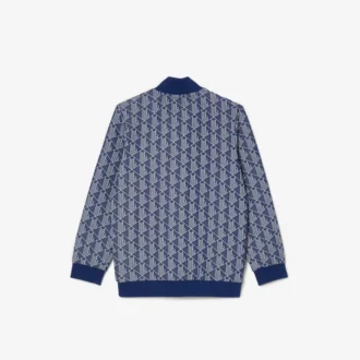 Çocuk Yüksek Yakalı Fermuarlı Paris Monogram Sweatshirt