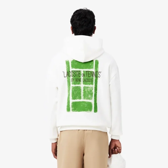 Çoklu Desenli Polar Kapüşonlu Sweatshirt