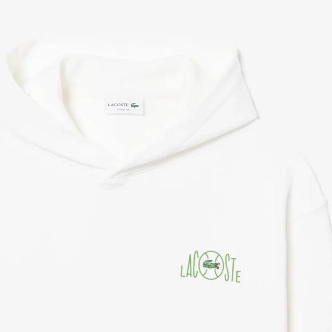 Çoklu Desenli Polar Kapüşonlu Sweatshirt