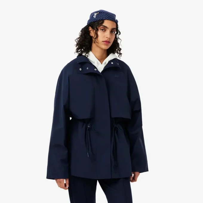 Orta Uzunlukta Su İtici Oversized Parka