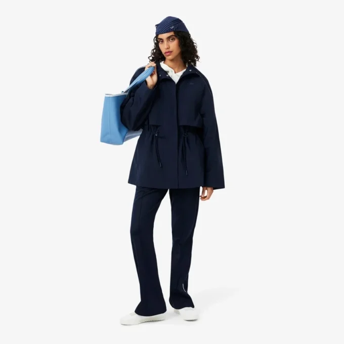 Orta Uzunlukta Su İtici Oversized Parka
