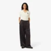 Oversize Elastik Saten Pantolon