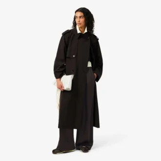 Oversize Elastik Saten Pantolon