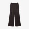 Oversize Elastik Saten Pantolon