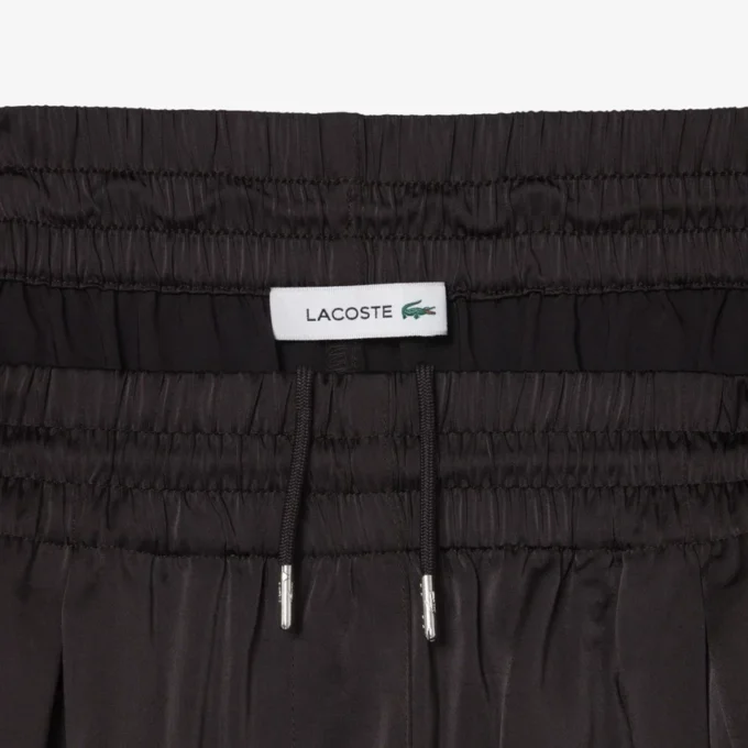 Oversize Elastik Saten Pantolon
