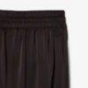 Oversize Elastik Saten Pantolon