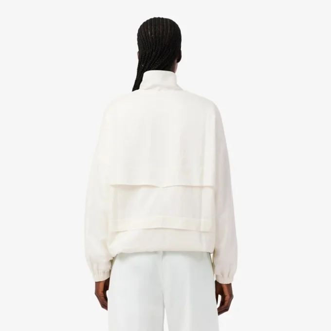 Oversized Keten Blend Eşofman Ceketi