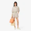 Oversized Keten Blend Gömlek