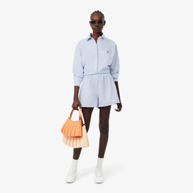 Oversized Keten Blend Gömlek