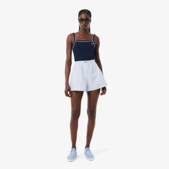 Oversized Keten Blend Şort