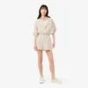 Oversized Keten Blend Şort