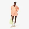 Oversized Keten Blend Şort