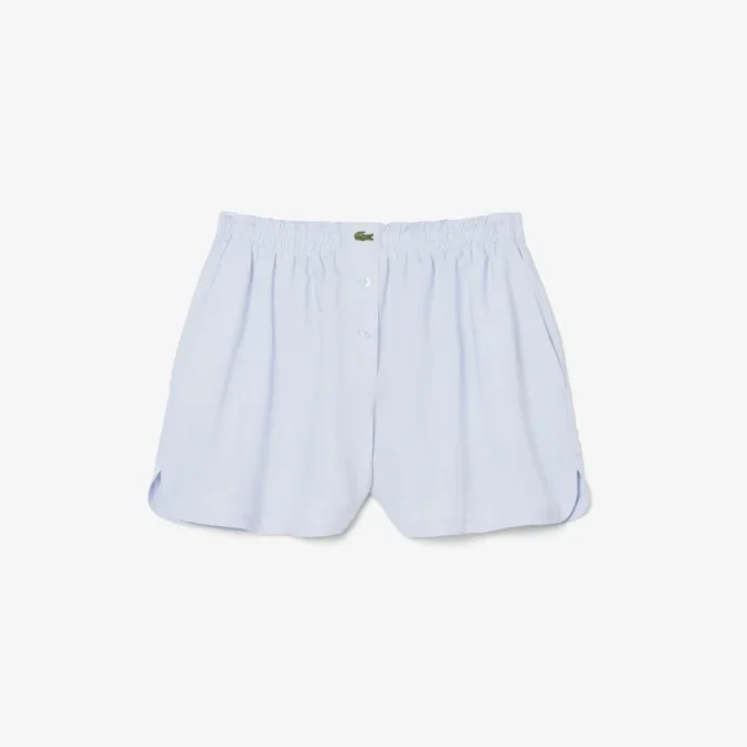 Oversized Keten Blend Şort