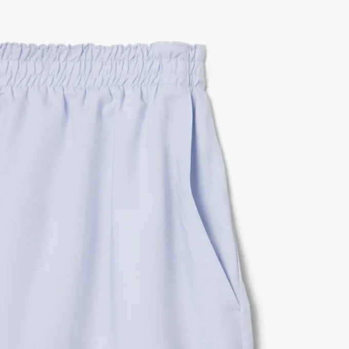 Oversized Keten Blend Şort