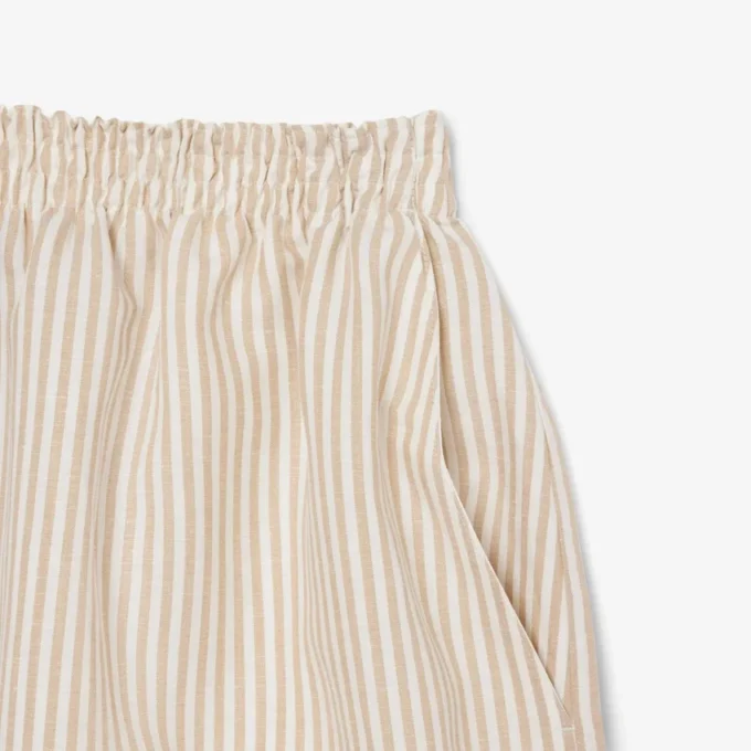 Oversized Keten Blend Şort