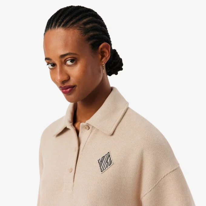 Oversized Ribana Polo Tişört