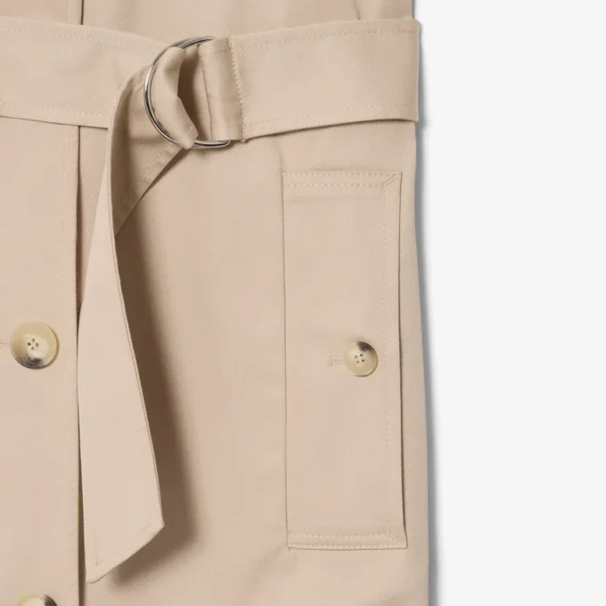 Oversized Su Geçirmez Trençkot
