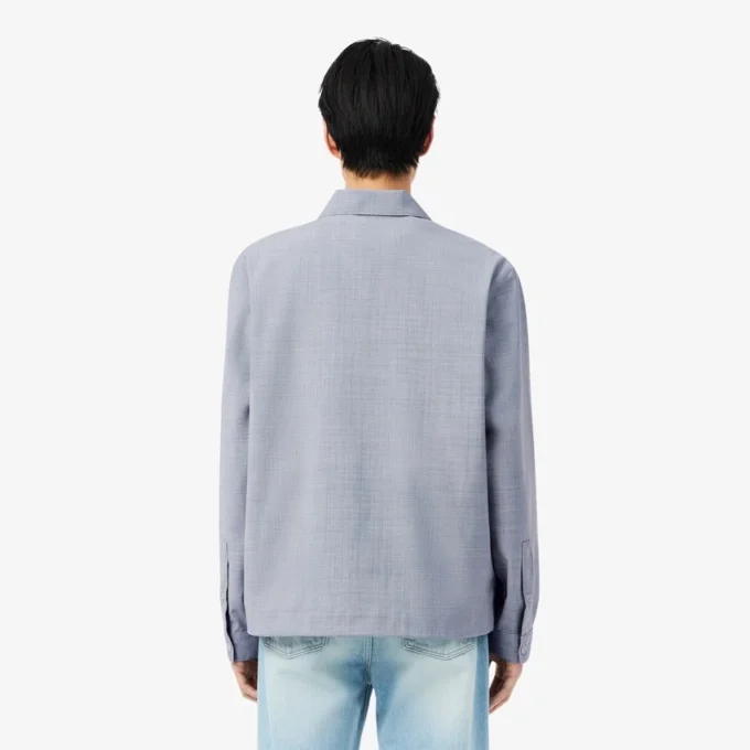 Oversized Yün Blend Overshirt