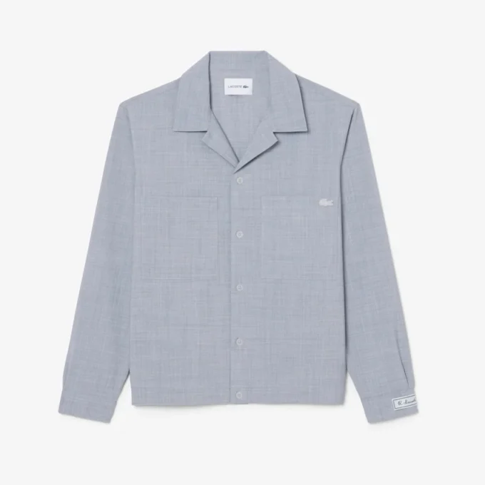 Oversized Yün Blend Overshirt