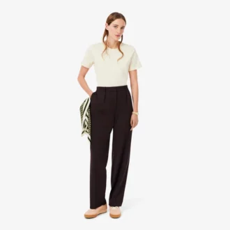 Oversized Yün Blend Pantolon