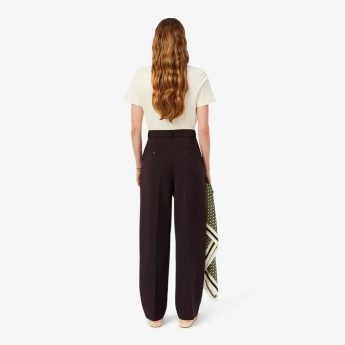 Oversized Yün Blend Pantolon