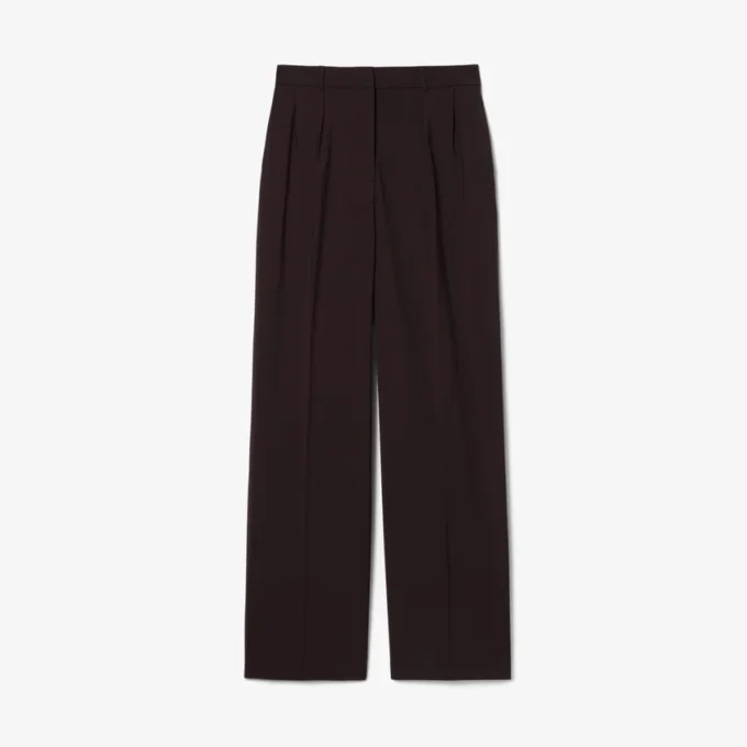 Oversized Yün Blend Pantolon