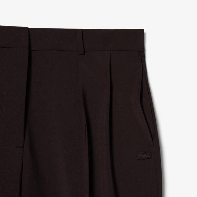 Oversized Yün Blend Pantolon